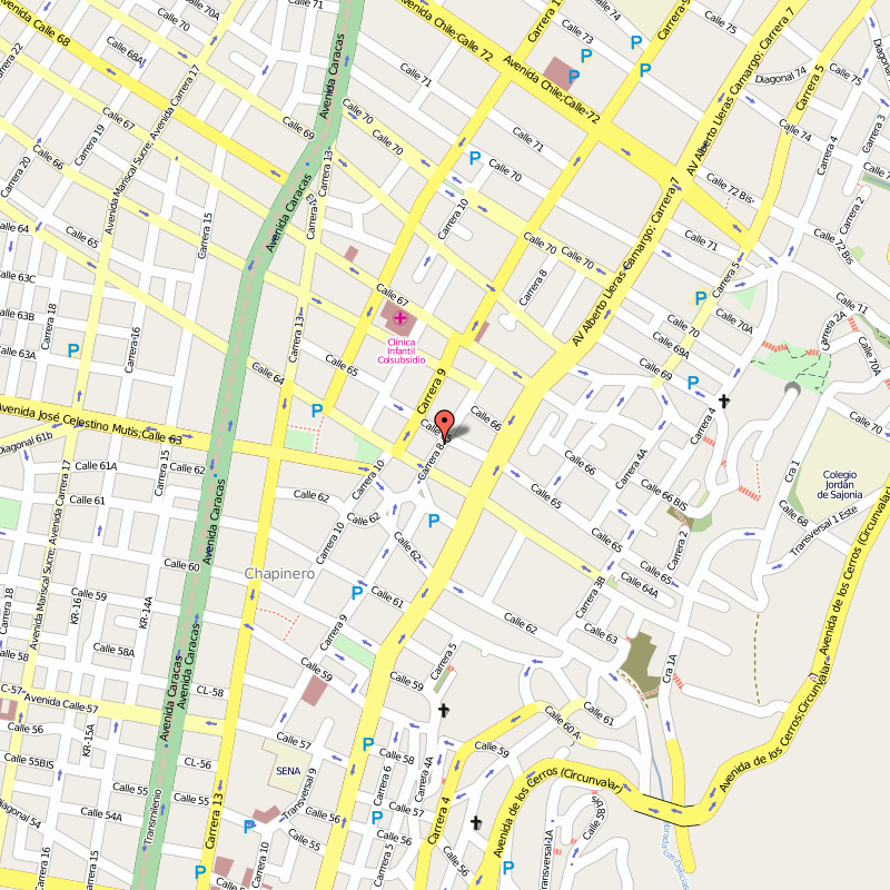 bogota route carte